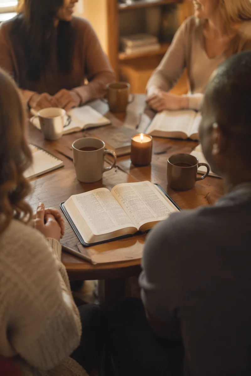 Multicultural Bible Study Fellowship Around Table