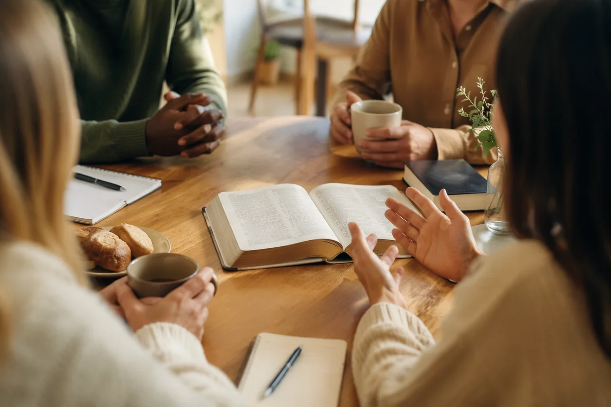 Multicultural Bible Study Fellowship After Sunday Service