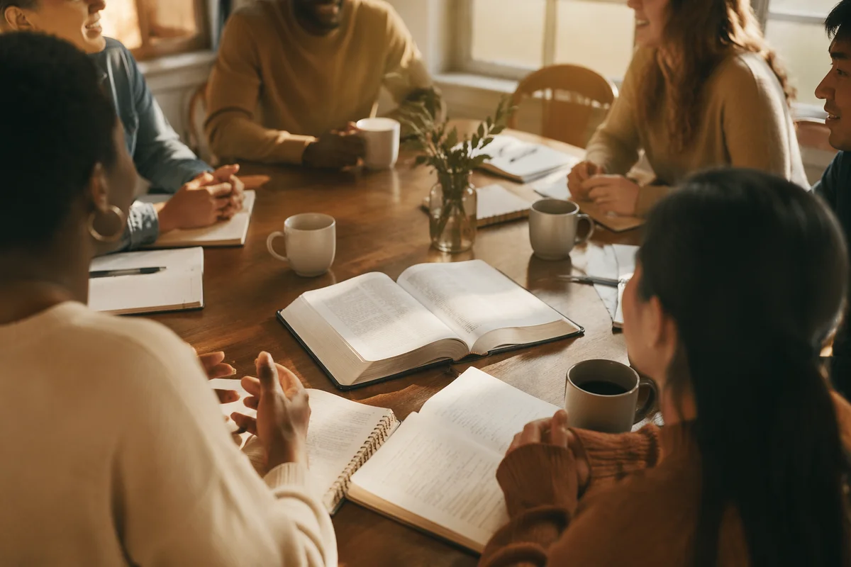Multicultural Bible Study Fellowship Around Table