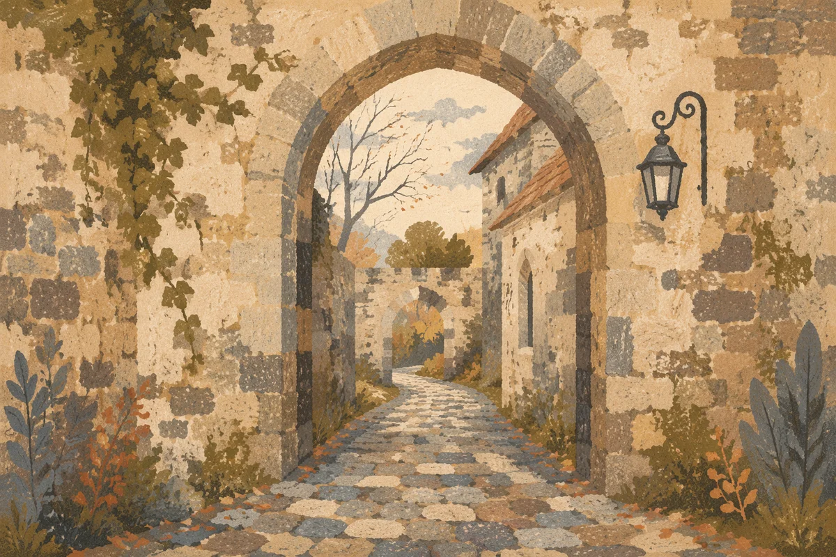 Old Stone Church Archway Passage