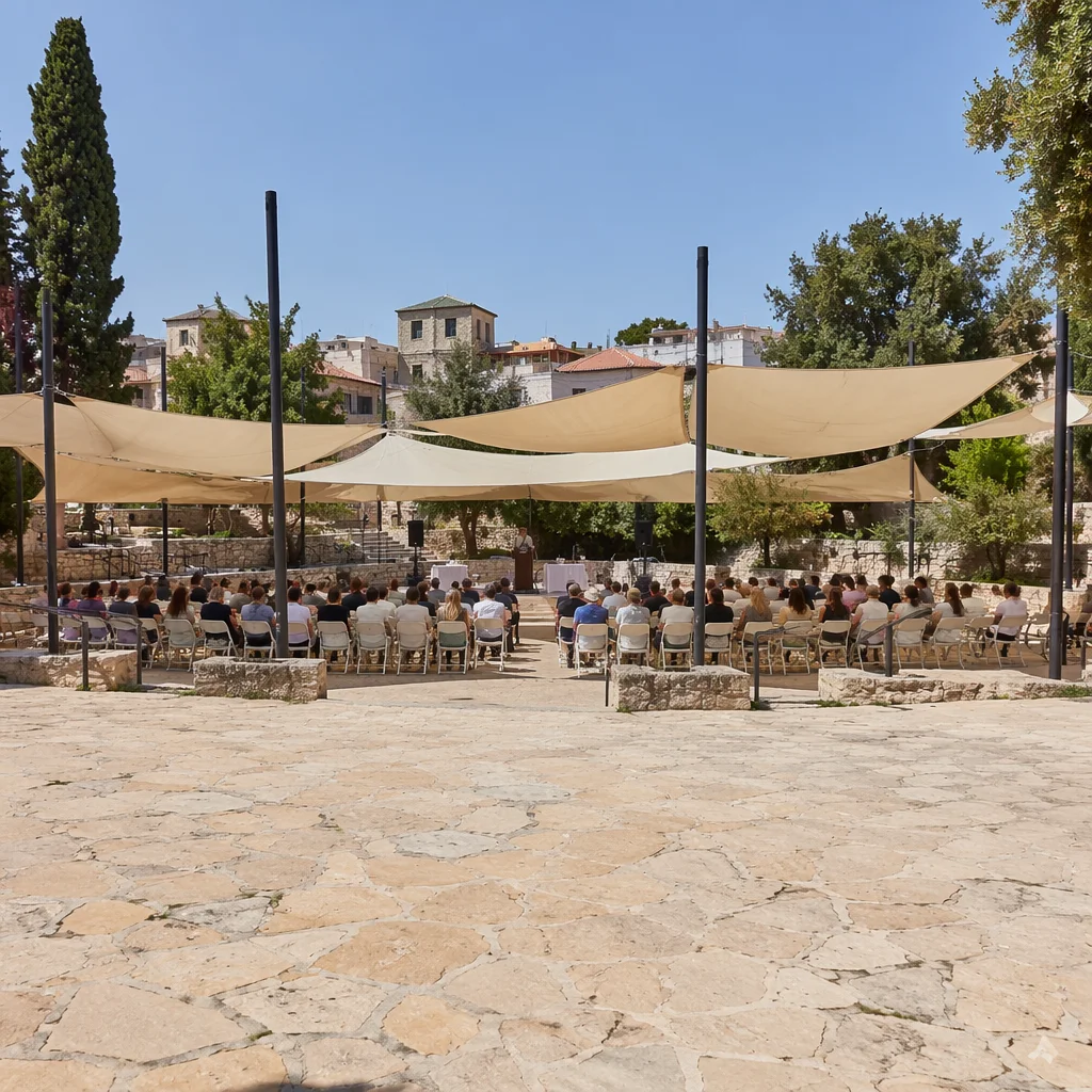 Outdoor Church Service at Park Amphitheater