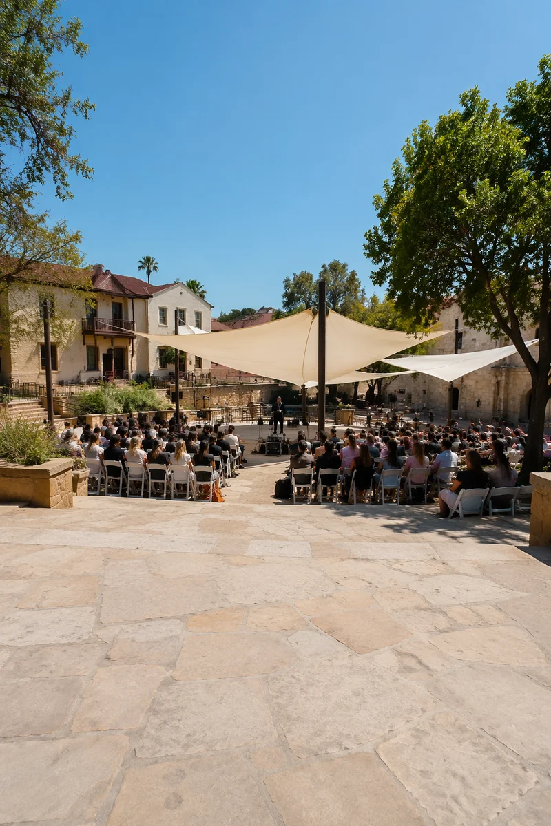 Outdoor Church Service at Park Amphitheater