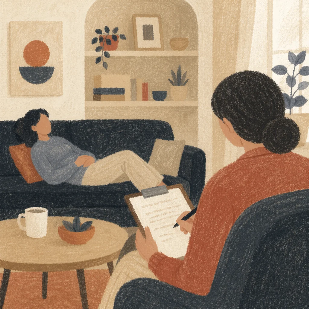 Pastoral Counseling in a Quiet Church Office