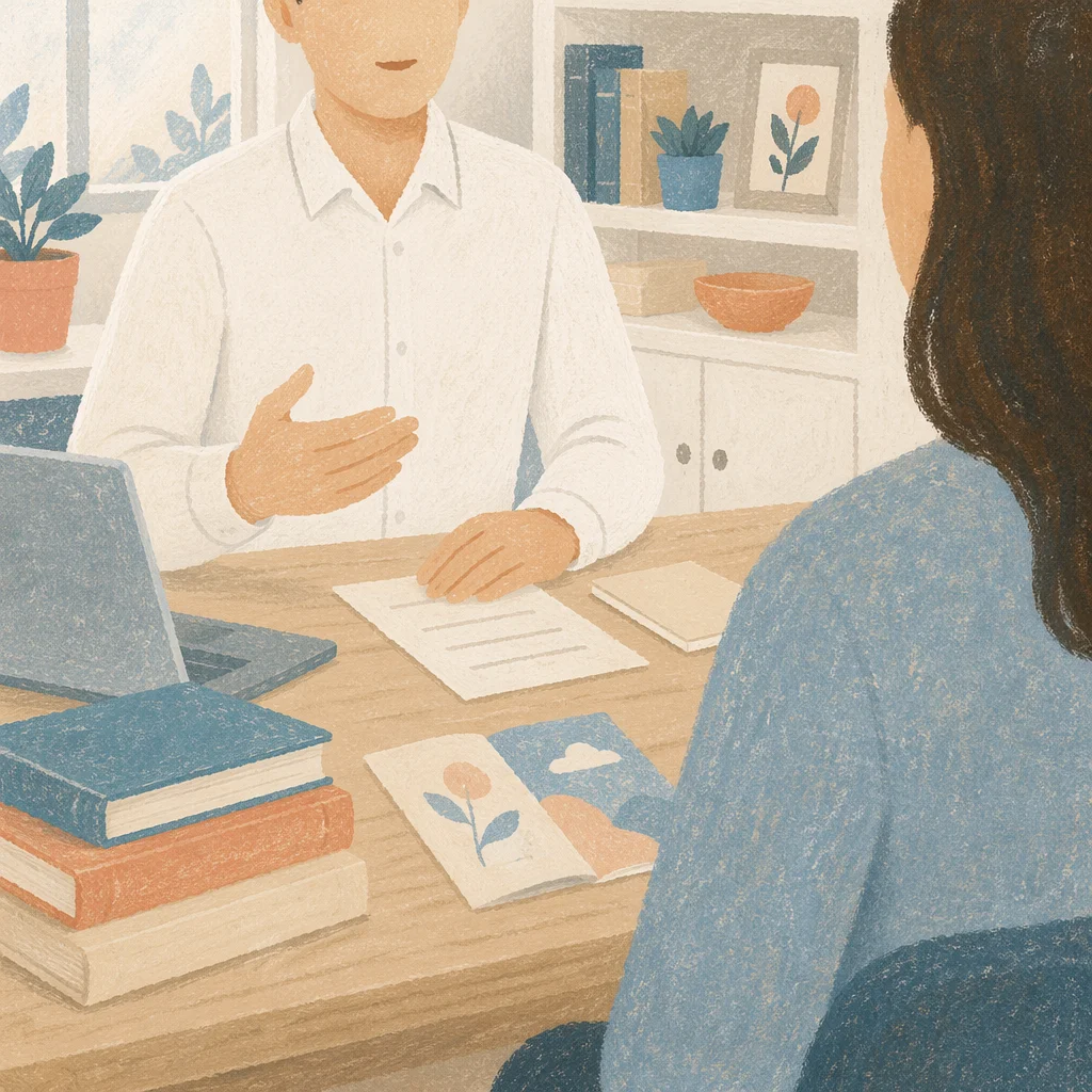 Pastoral Counseling in a Peaceful Church Office