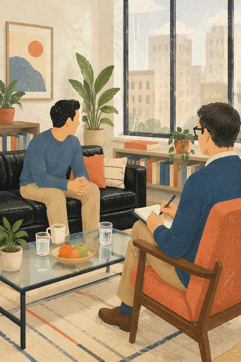 Pastoral Counseling in a Bright Church Office