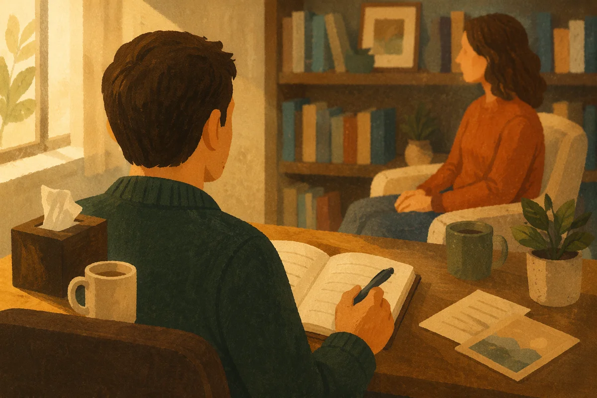 Pastoral Counseling in a Quiet Church Office