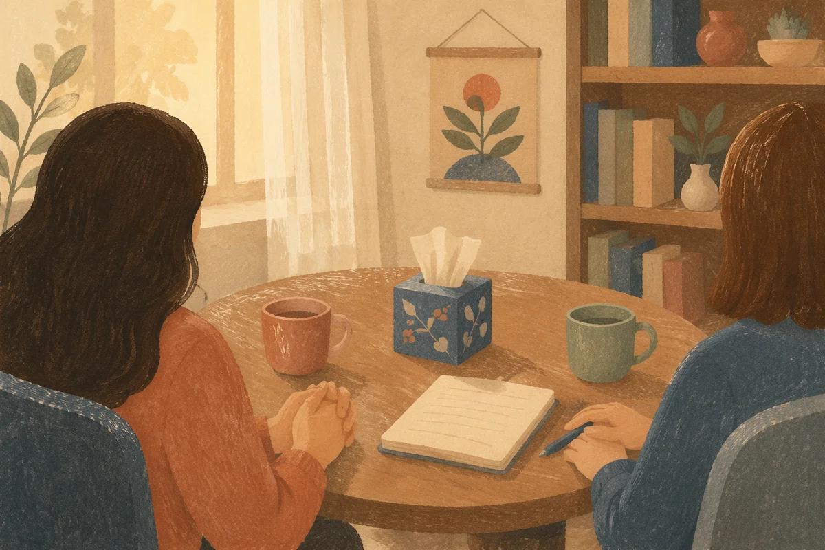 Pastoral Counseling in a Quiet Church Office