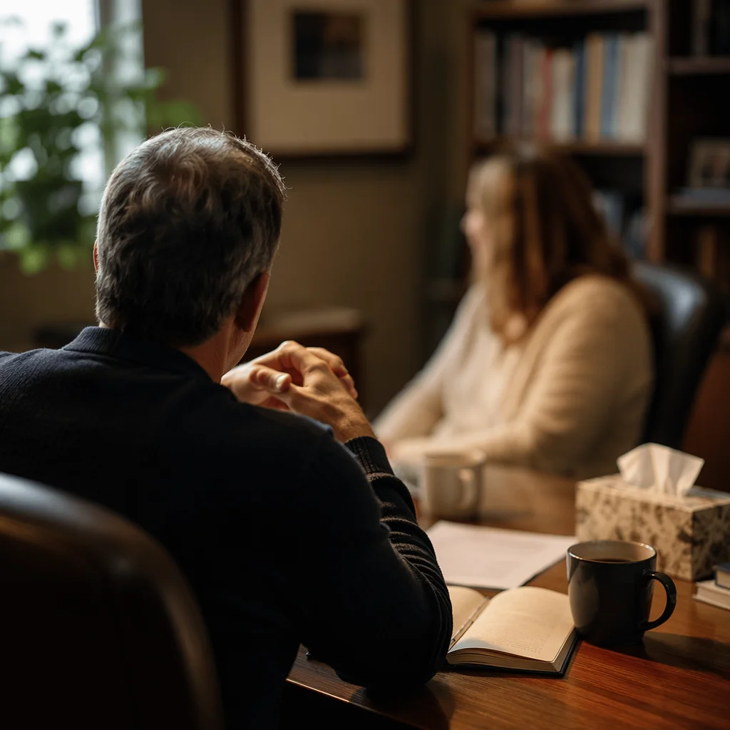 Pastoral Counseling in a Quiet Church Office