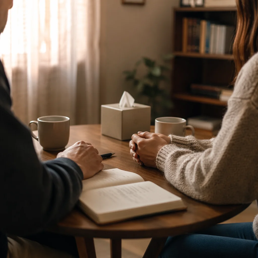 Pastoral Counseling in a Quiet Church Office