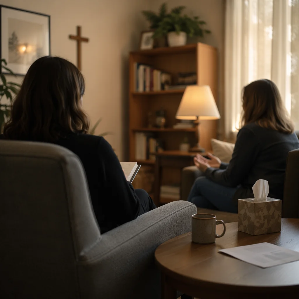 Pastoral Counseling in a Quiet Church Office