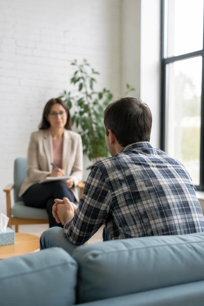 Pastoral Counseling in a Peaceful Church Office