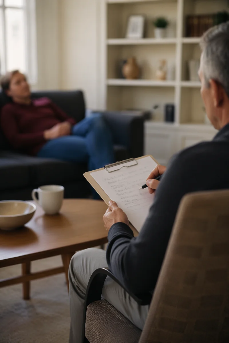 Pastoral Counseling in a Quiet Church Office