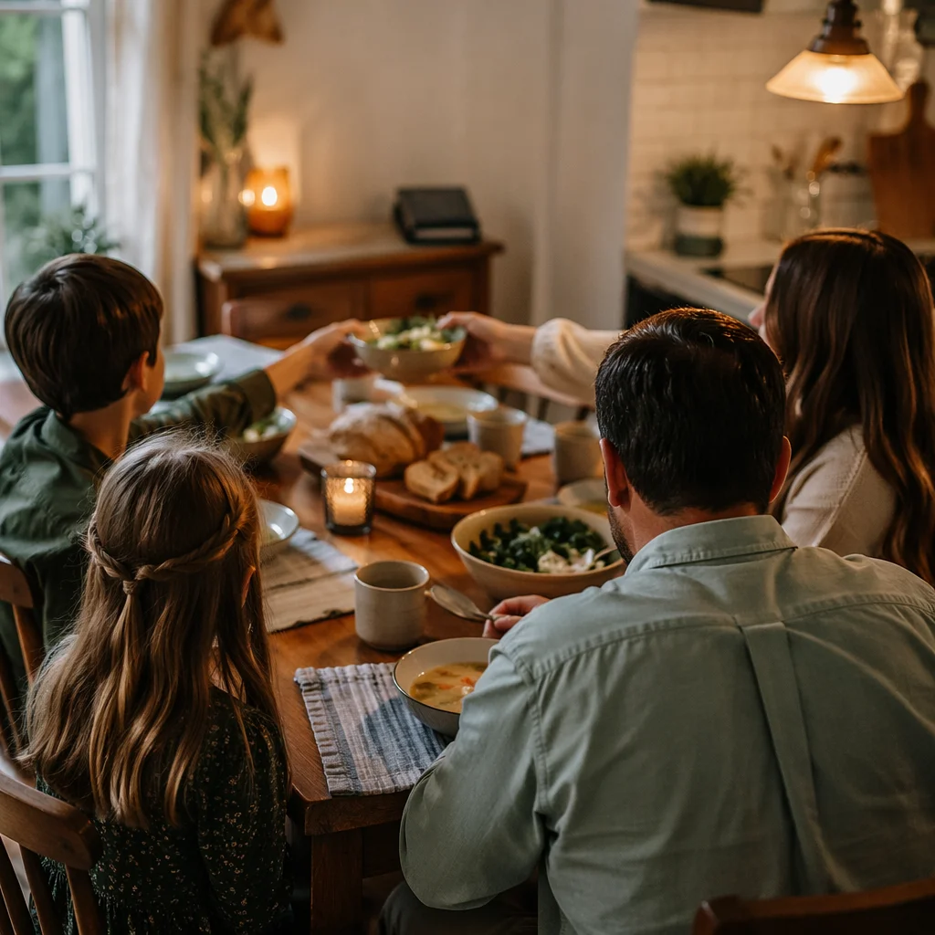Pastor Family Weeknight Dinner at Home