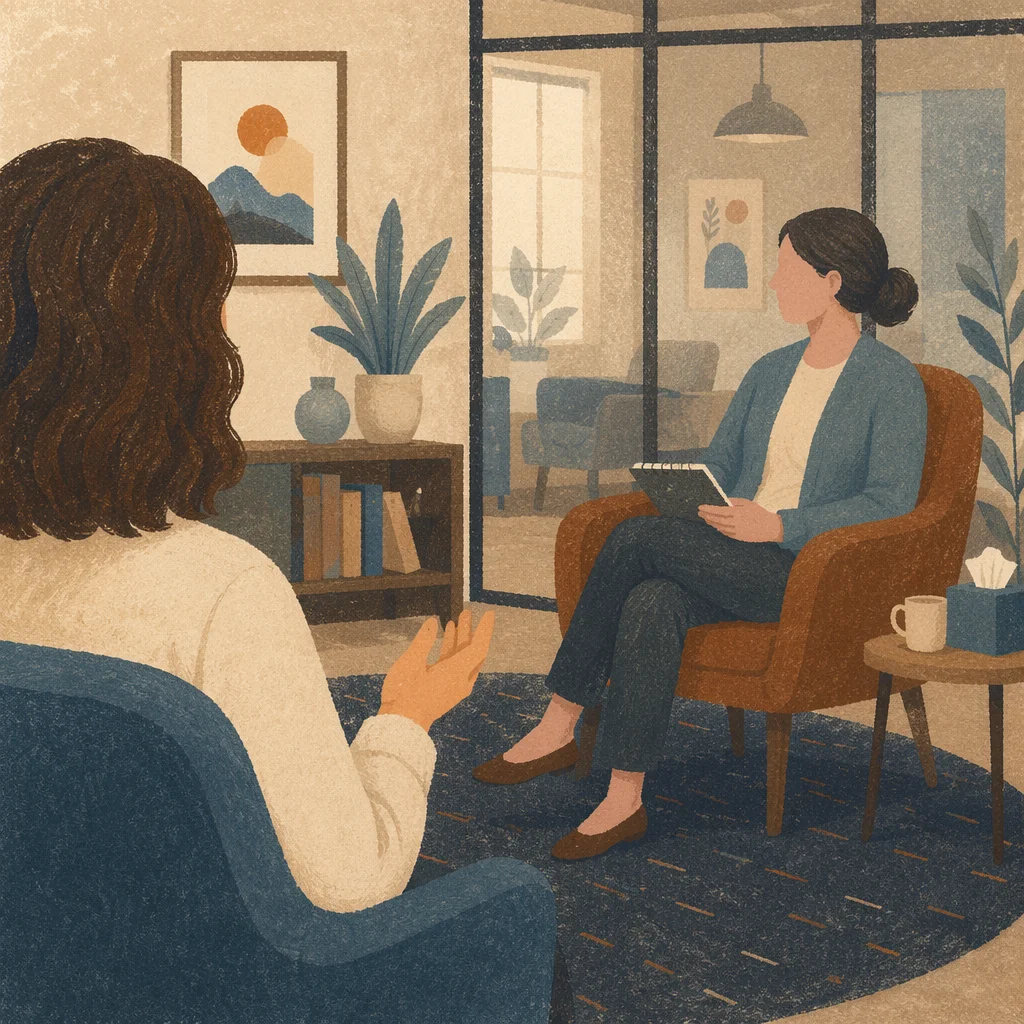 Pastoral Counseling Session in Church Office