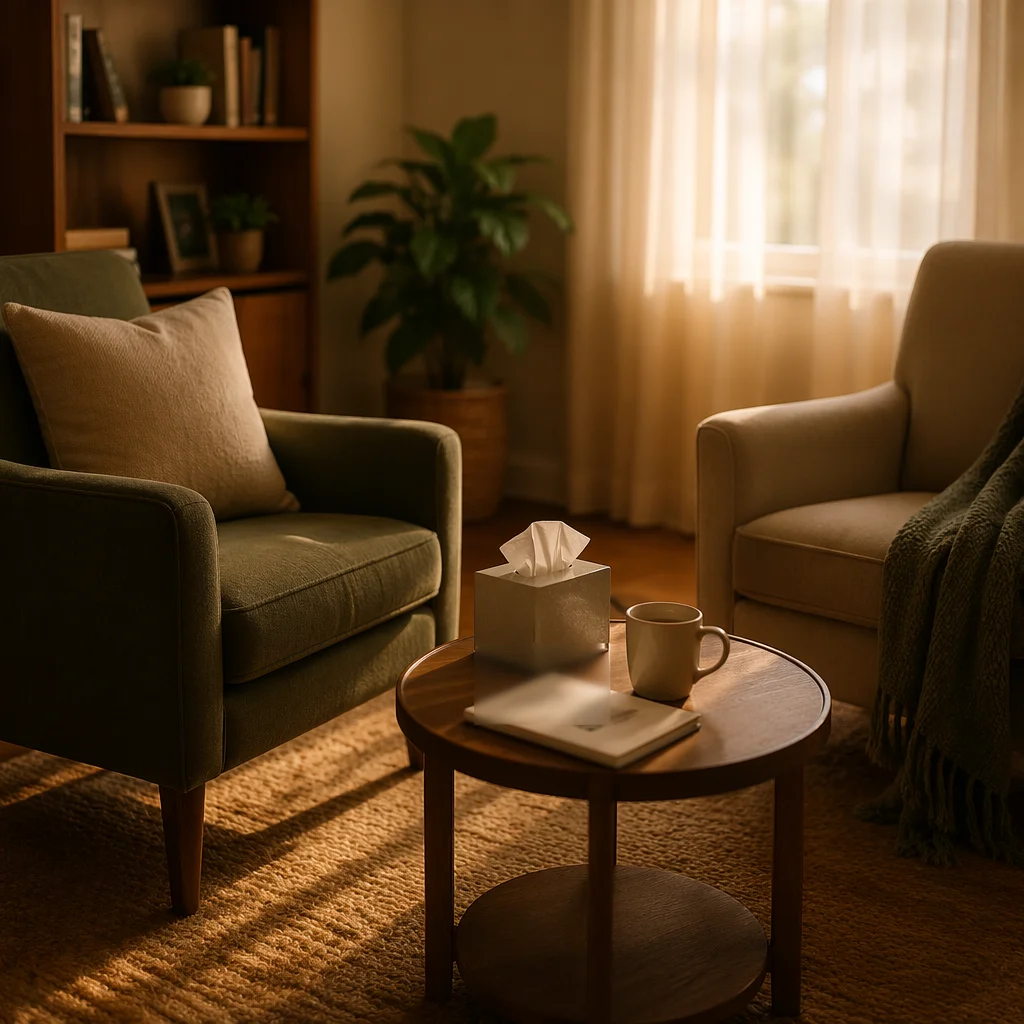Pastoral Counseling Office with Two Chairs