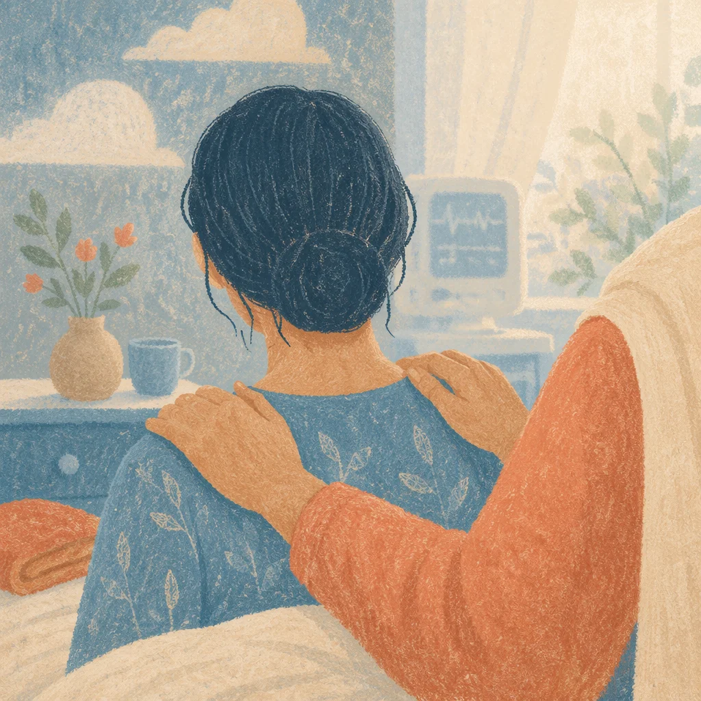 Healing Prayer in Hospital Room