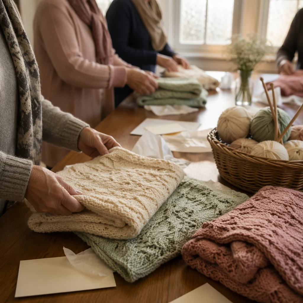 Prayer Shawl Gift Ministry Table Scene