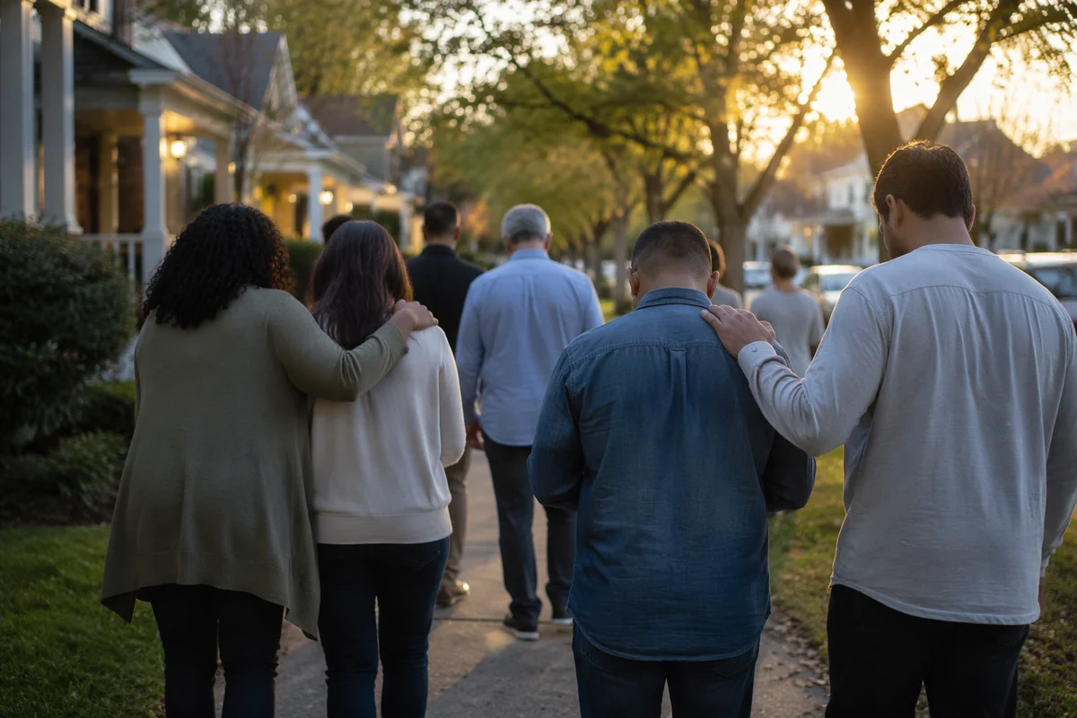 Neighborhood Prayer Walk at Golden Hour