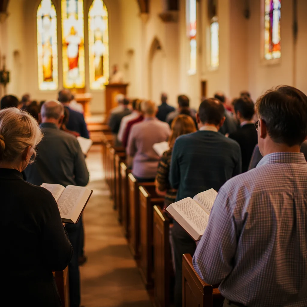 Congregation Standing for Responsive Reading