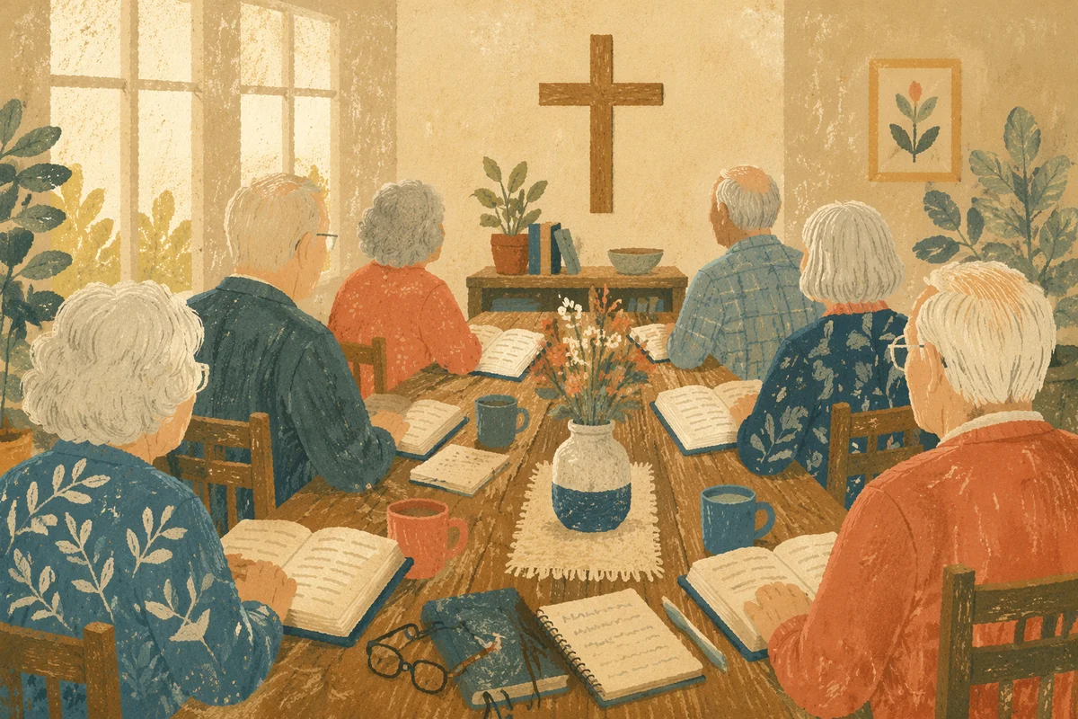Senior Adults Bible Class Fellowship Room