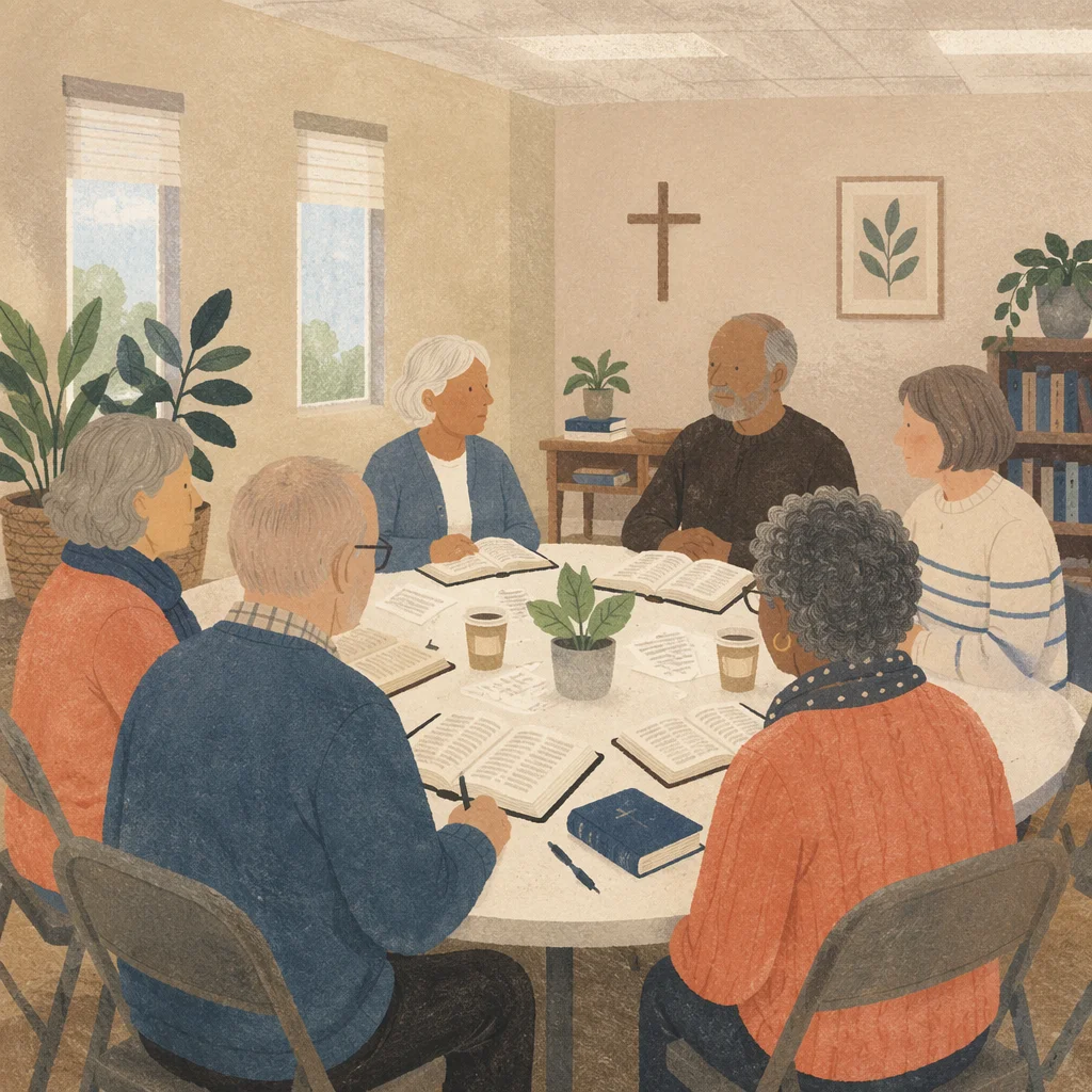 Warm Small Group Bible Study Gathering