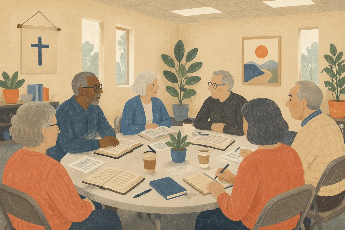 Warm Small Group Bible Study Gathering