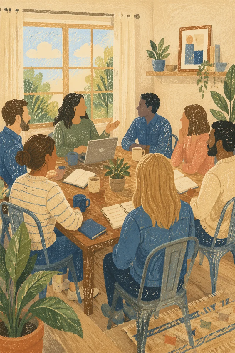 Welcoming Small Group Coffee Conversation