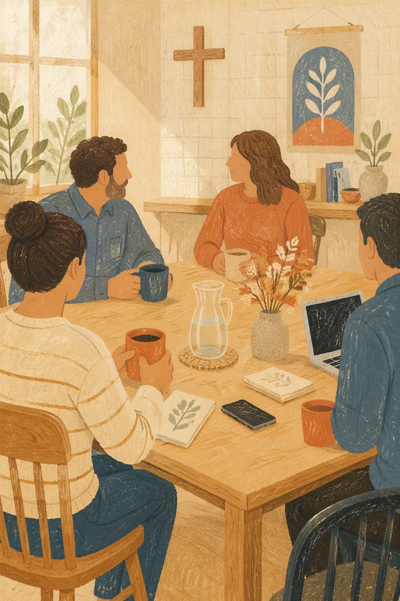 Church Small Group Coffee Table Discussion