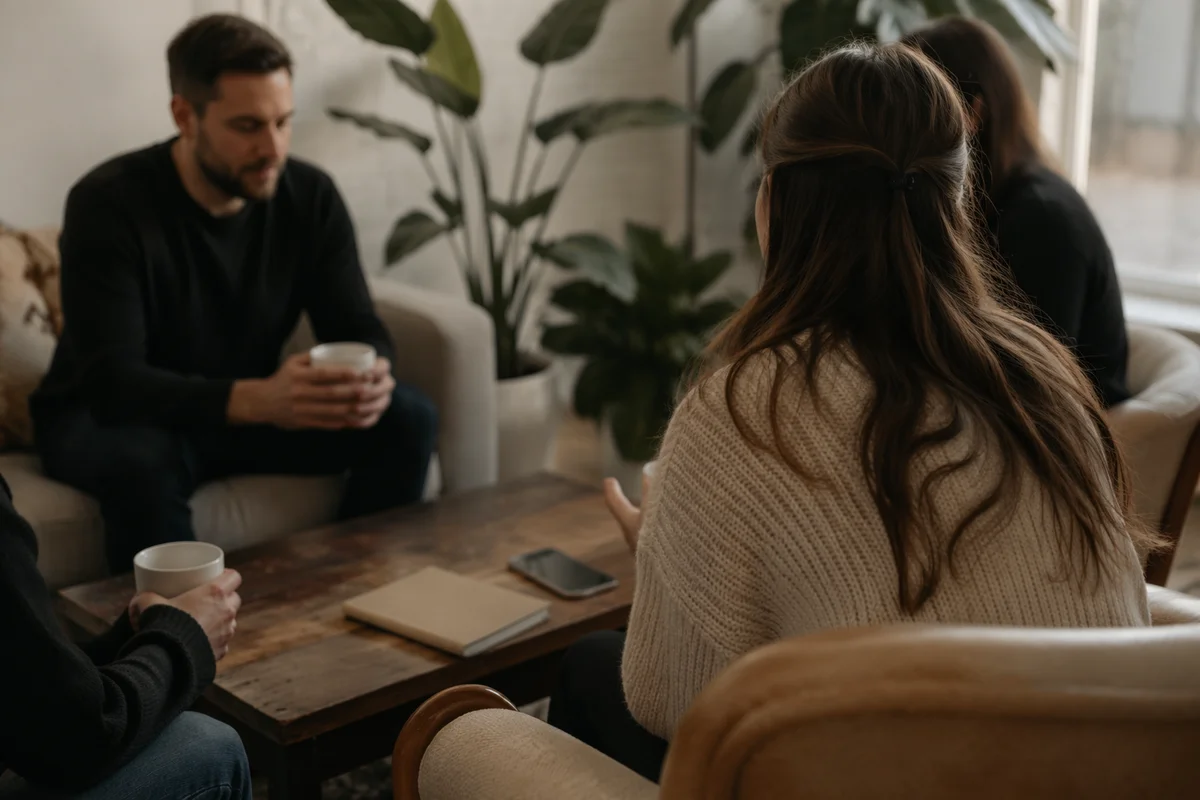 Cozy Church Small Group Coffee Discussion