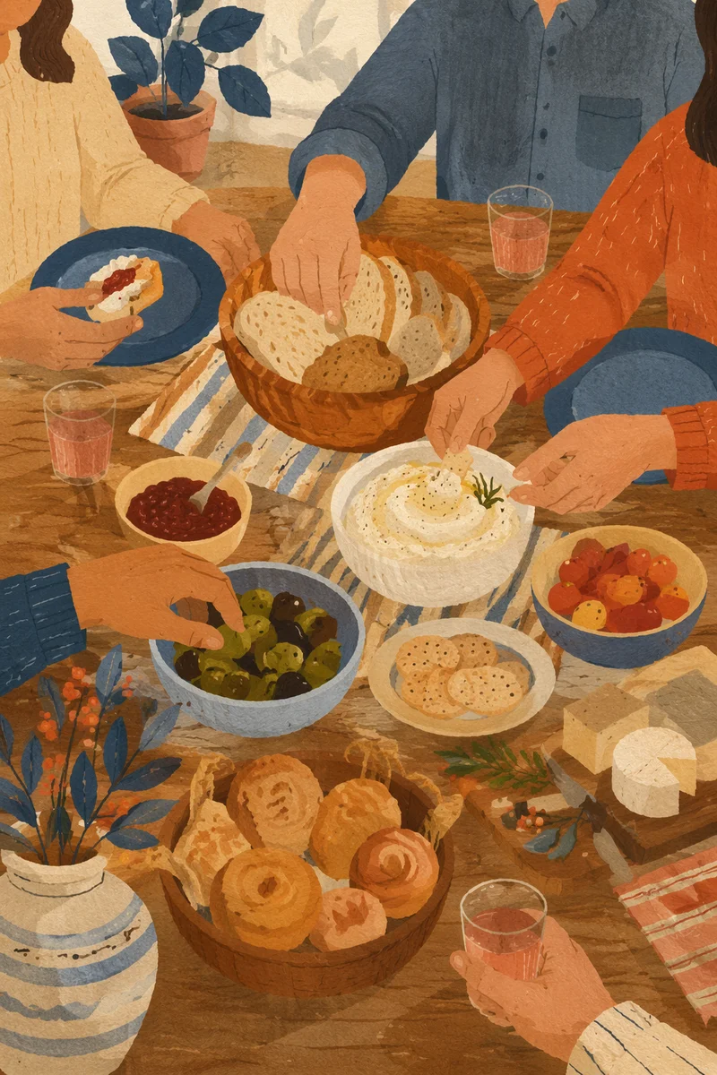 Church Small Group Snack Table Fellowship
