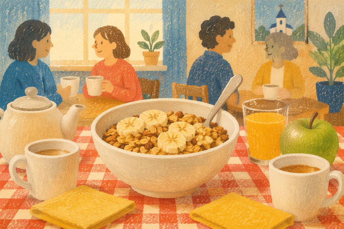 Welcoming Small Group Snack Table Fellowship