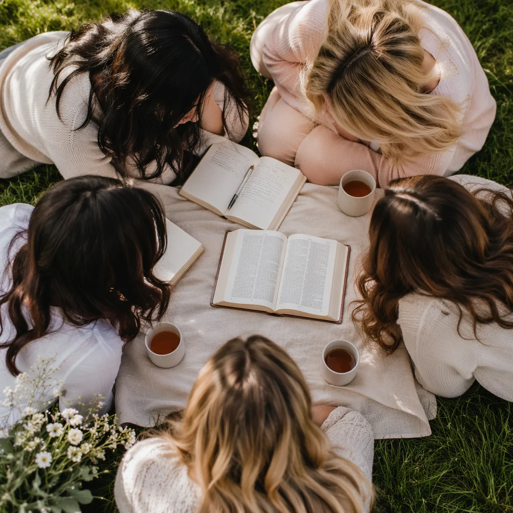 Women’s Bible Journaling Tea Fellowship Outdoors