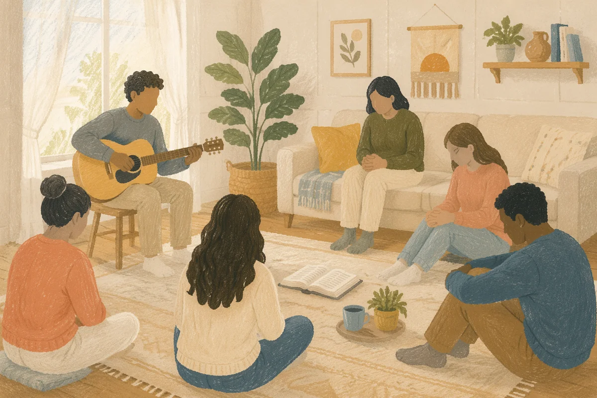 Cozy Home Acoustic Small Group Worship
