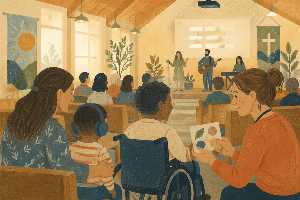 Inclusive Worship in Modern Church Sanctuary
