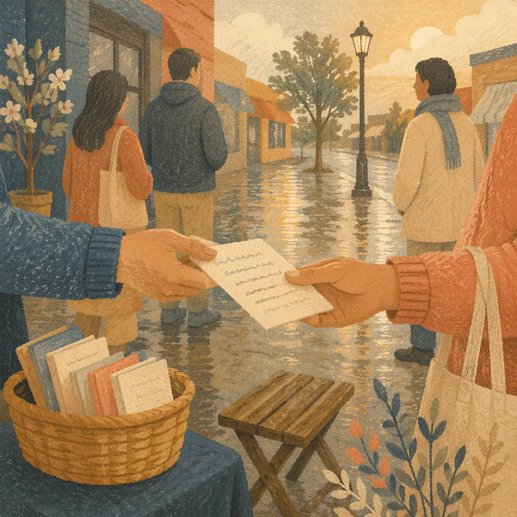 Street Evangelism After Spring Rain