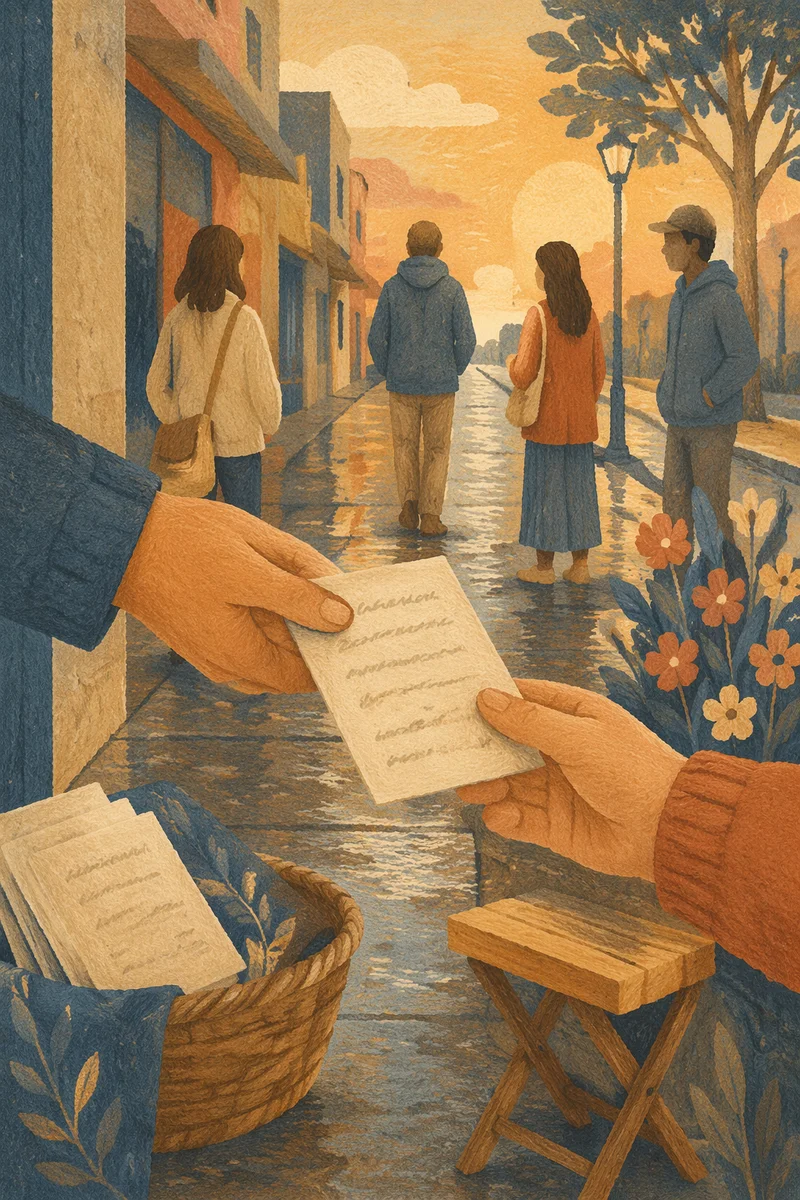 Gentle Street Evangelism After Spring Rain