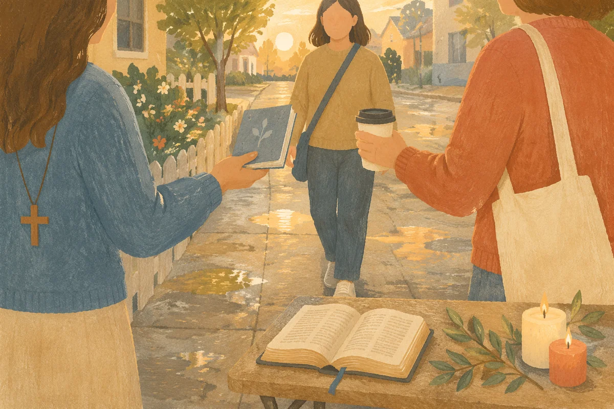 Gentle Street Evangelism After Spring Rain