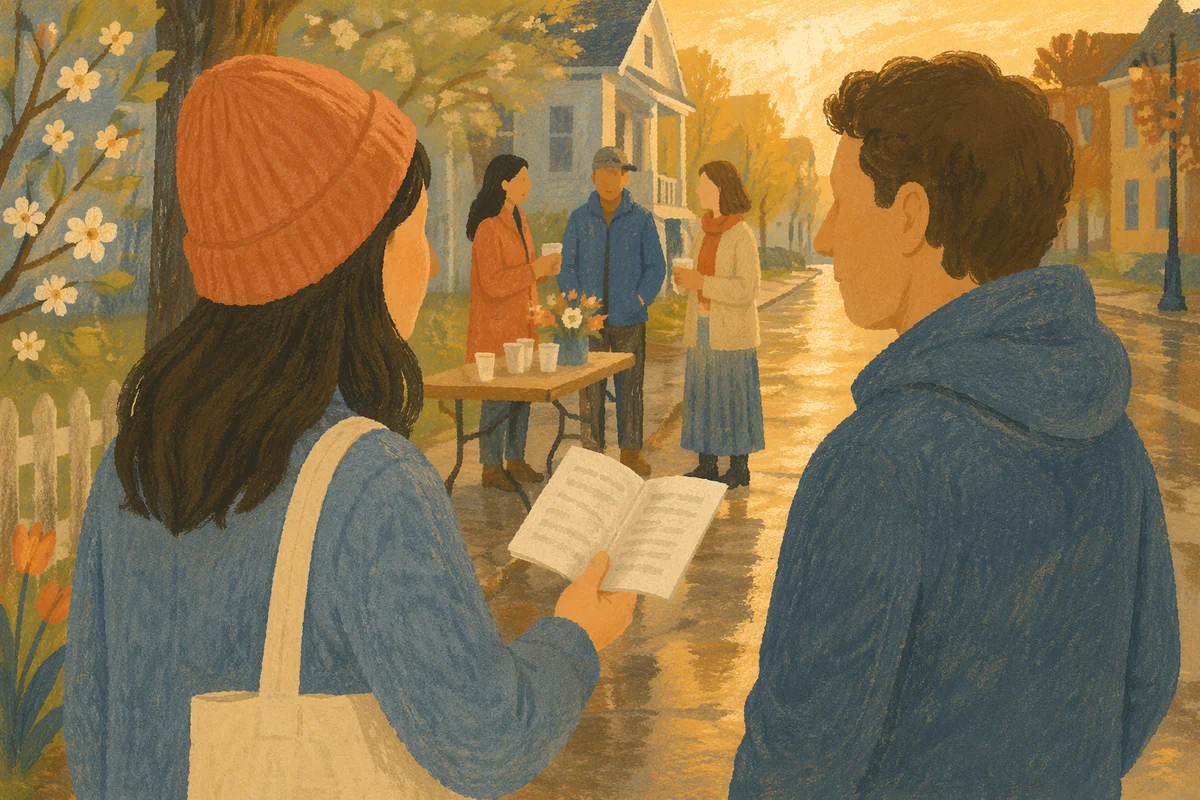 Gentle Street Evangelism After Spring Rain