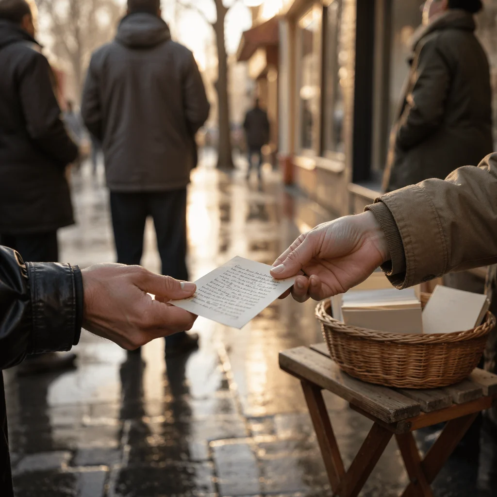 Respectful Street Evangelism After Spring Rain