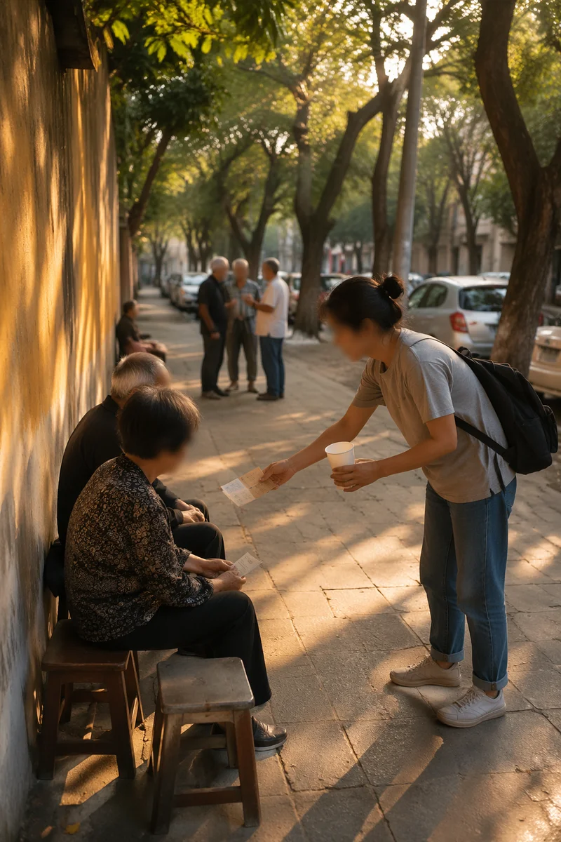 Gentle Street Evangelism on a City Sidewalk