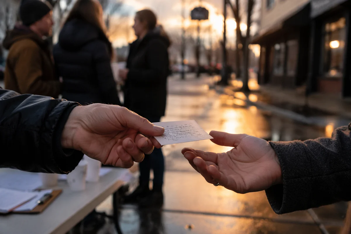 Gentle Street Evangelism After Spring Rain