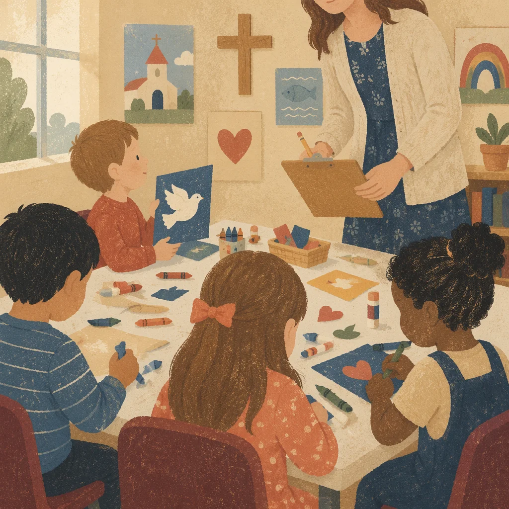 Sunday School Children Craft Activity