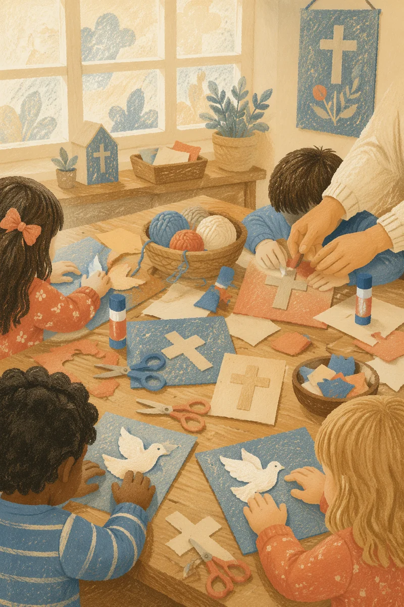 Sunday School Children Craft Activity