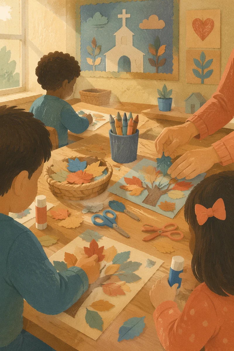 Sunday School Children Craft Activity