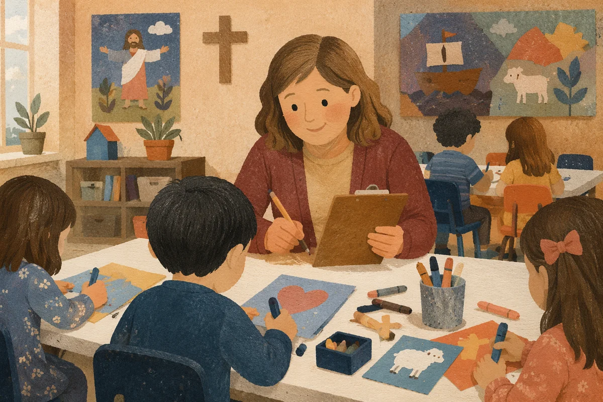 Sunday School Children Craft Activity