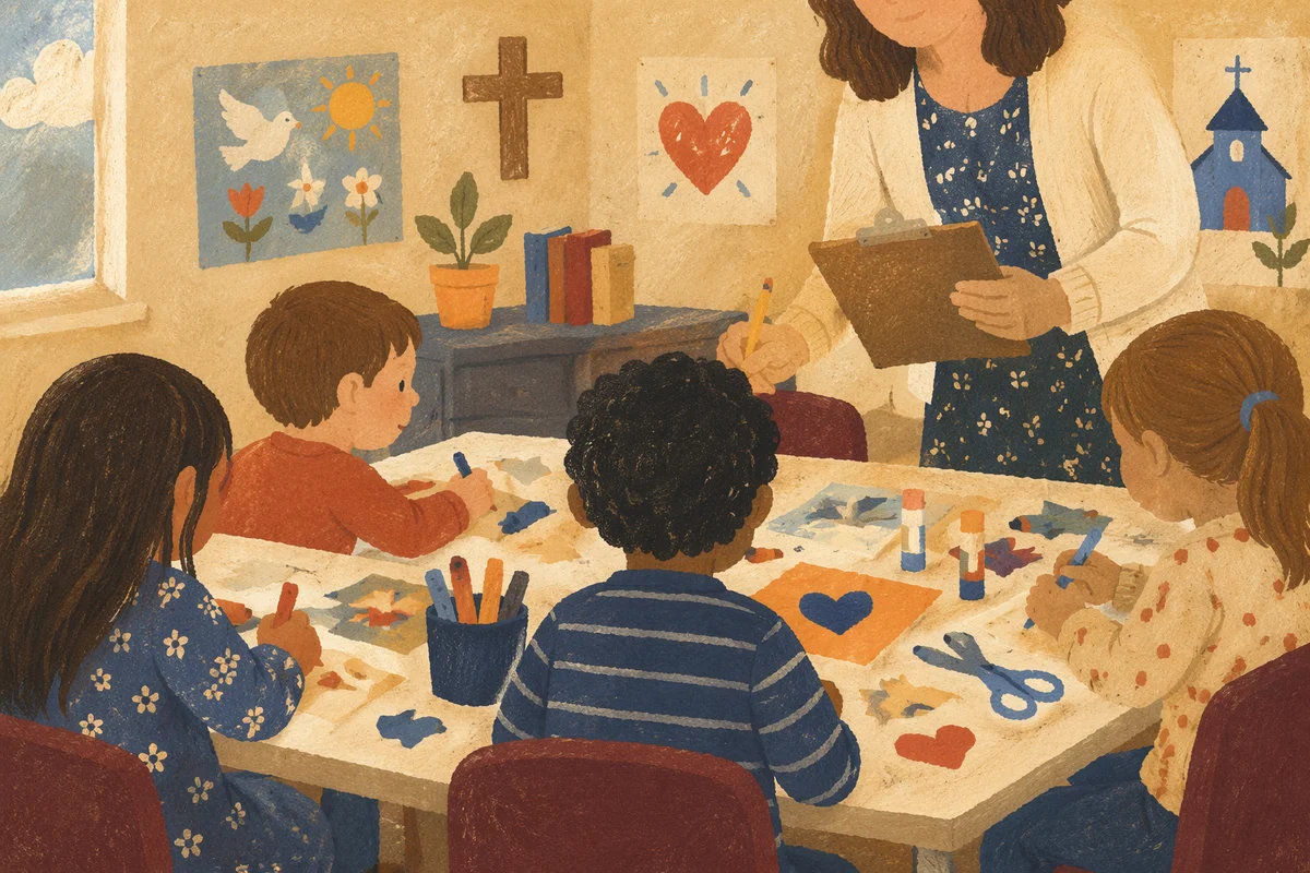 Sunday School Children Craft Activity