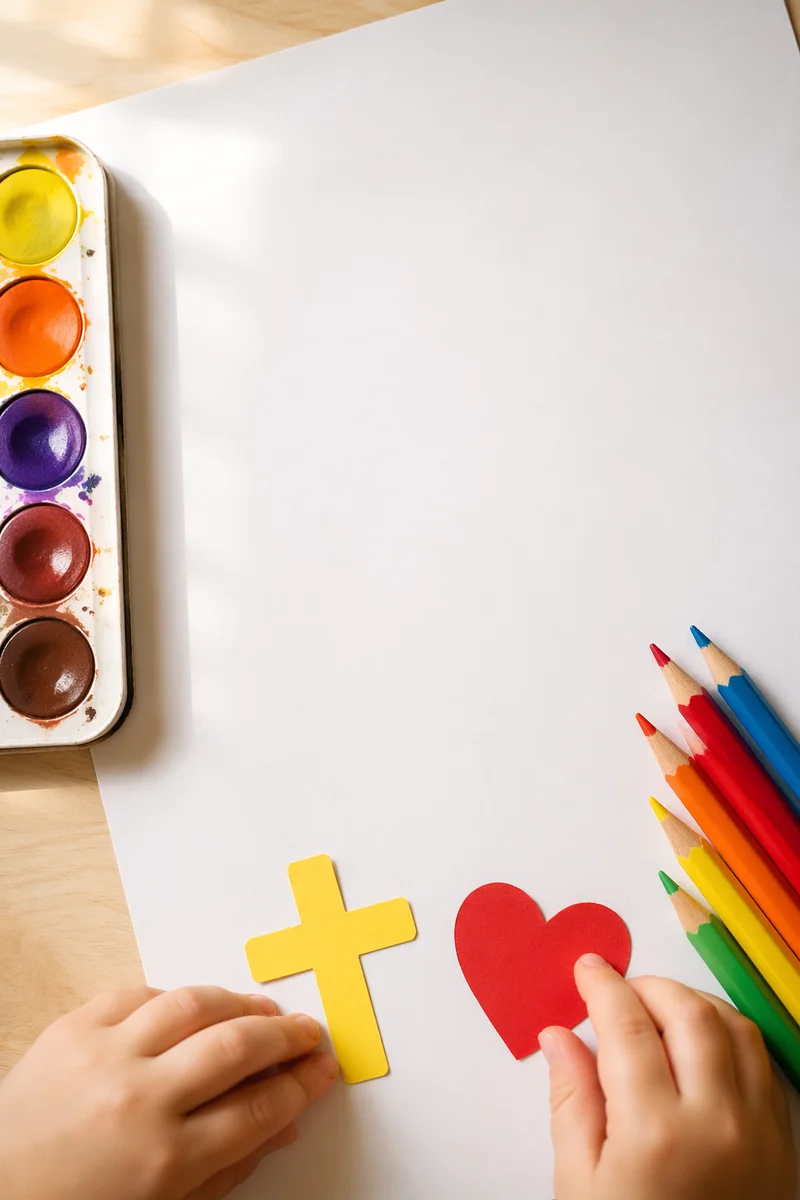 Sunday School Craft Table With Children