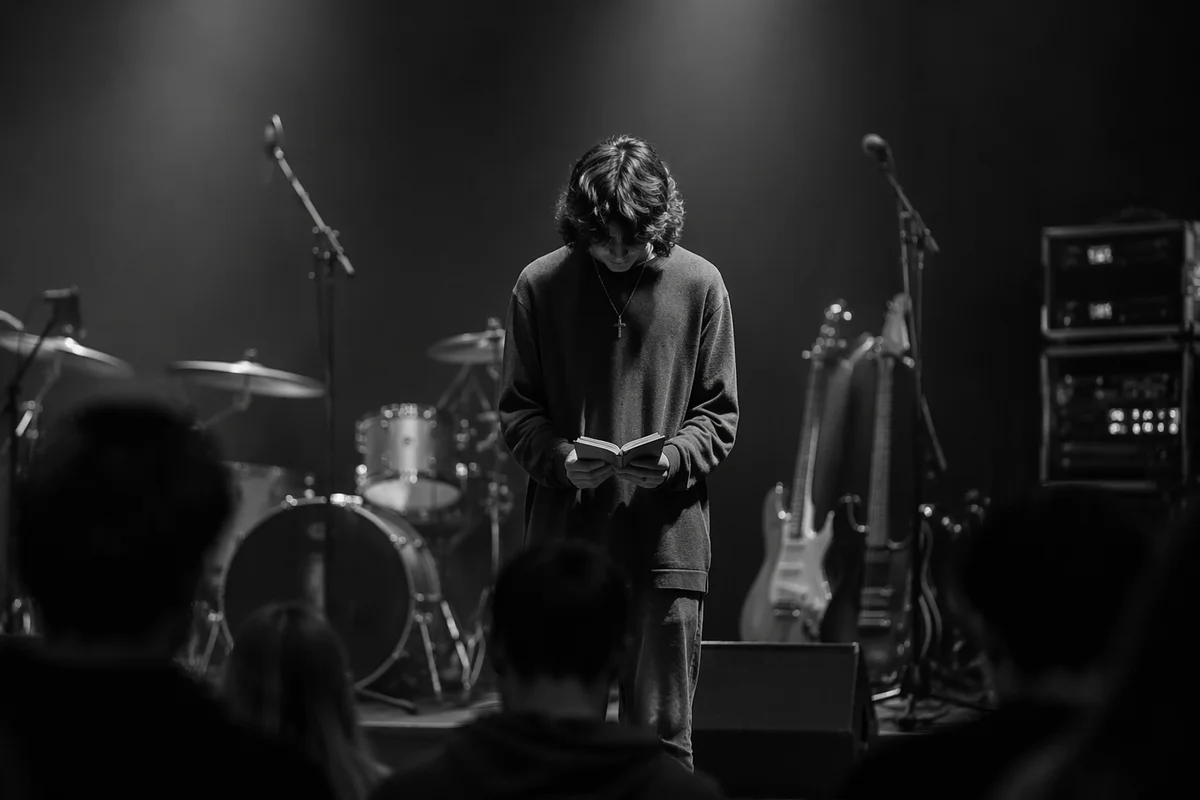 Teen Worship Band on Church Stage