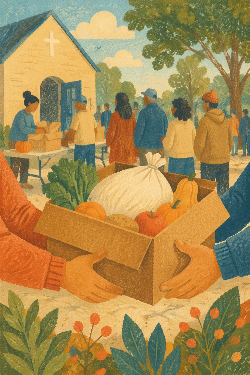 Thanksgiving Turkey Distribution at Community Church