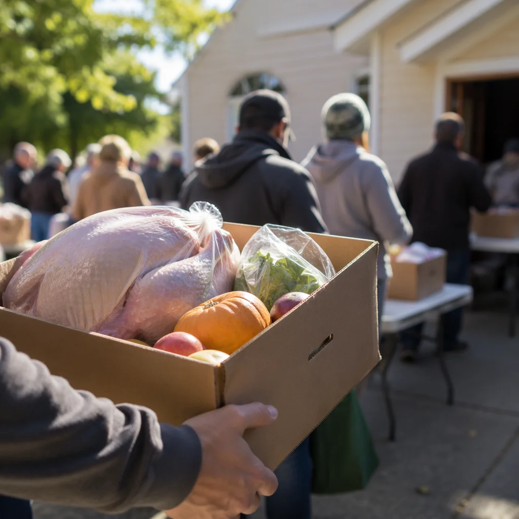 Thanksgiving Turkey Distribution at Community Church